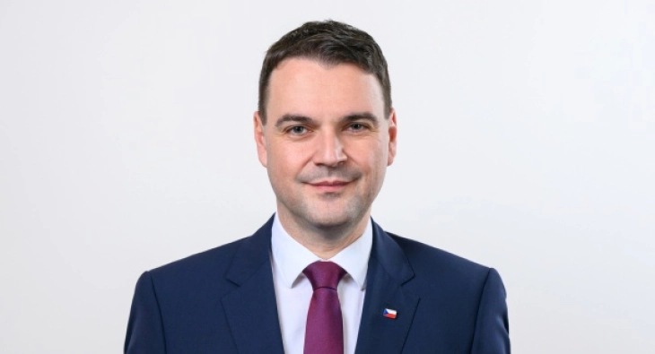 Чешкиот министер за надворешни работи Петр Мацинка во официјална посета на земјава