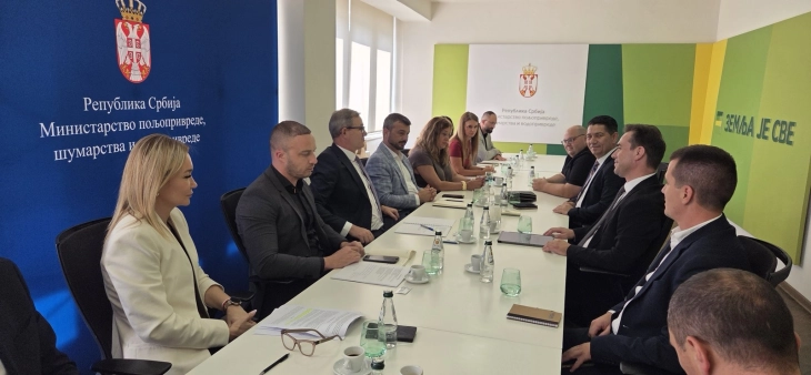 Миланов и Серафимовски во Србија: Зајакнување на соработката и олеснување на прометот на животни и производи меѓу двете земји
