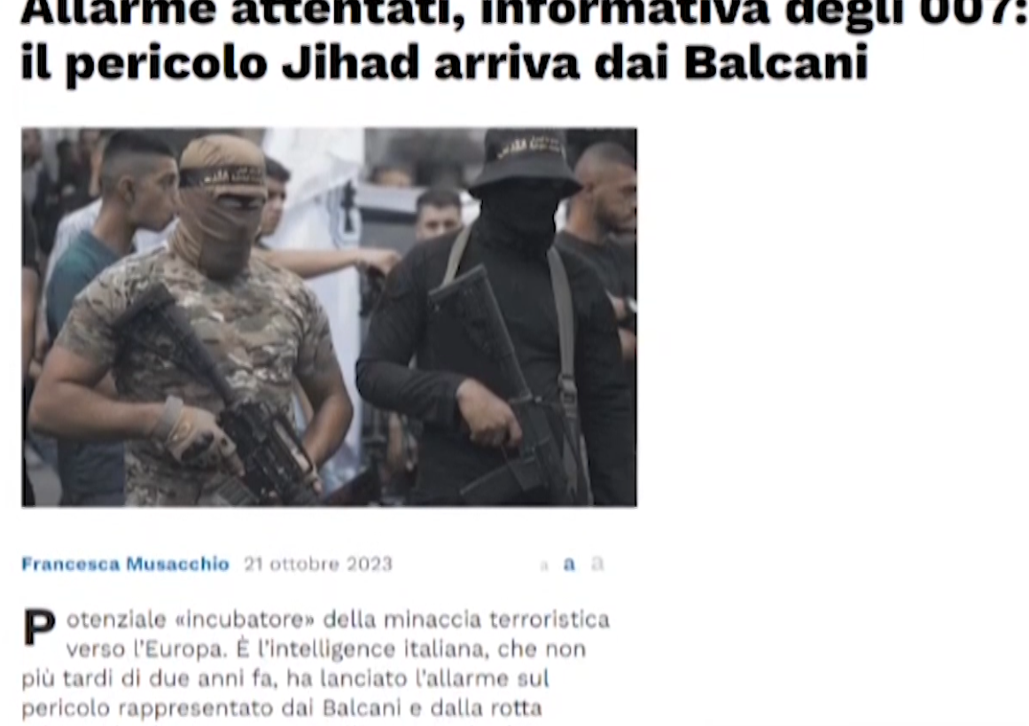 Италијанските разузнавачи треба да ги споделат сознанијата за замрзнатите терористичките ќелии во Македонија