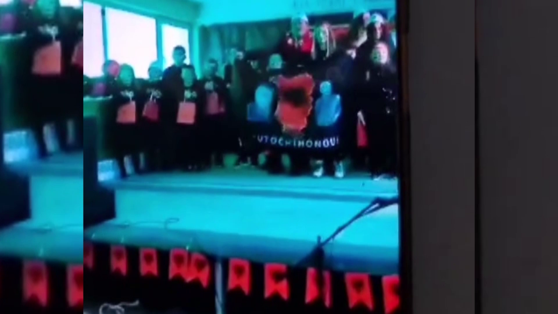 Директорот на училиштето во подгорци молчи, министерот Шаќири го релативизира веењето на знамето на голема Албанија