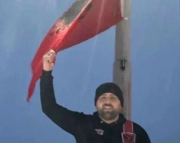 Приведено лицето кое го симна знамето на МПЦ од манастирот на Попова Шапка и го замени со албанско