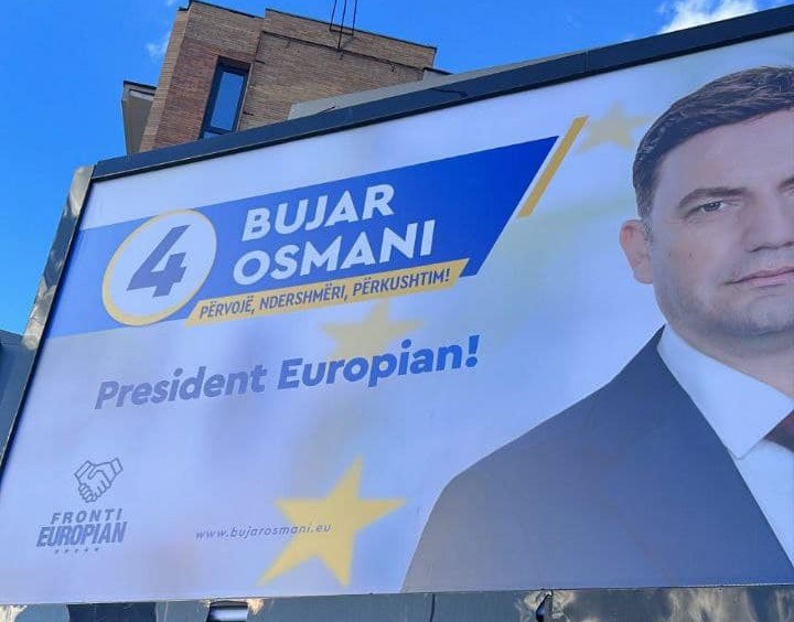 Таравари и Османи го кршат Уставот и Законот за македонски јазик: Си направија билборди само на албански